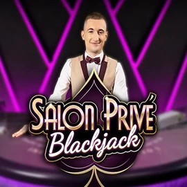 Blackjack Salon Privé slot visual from Ezugi available on harryycasino.uk