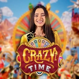 Crazy Time by Evolution, showcased at harryycasino.uk – game logo