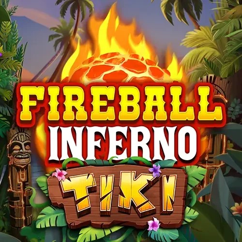 Fireball Inferno Tiki slot visual from NetEnt available on harryycasino.uk