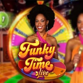 Funky Time casino game by Evolution – featured logo at Harry Casino