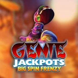 Jackpots logo of Genie Jackpots: Big Spin Frenzy from Blueprint Gaming at Harry Casino