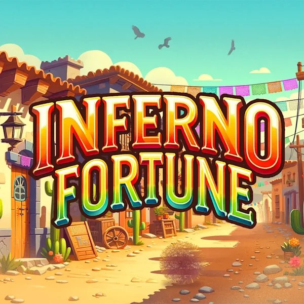 Inferno Fortune online game logo by Atomic Slot Lab on harryycasino.uk