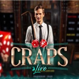Live Craps logo by Evolution Harry Casino