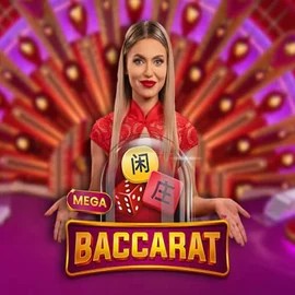Mega Baccarat logo by Pragmatic Play Harry Casino