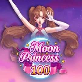 Moon Princess 100 online game logo by Play'n GO on harryycasino.uk