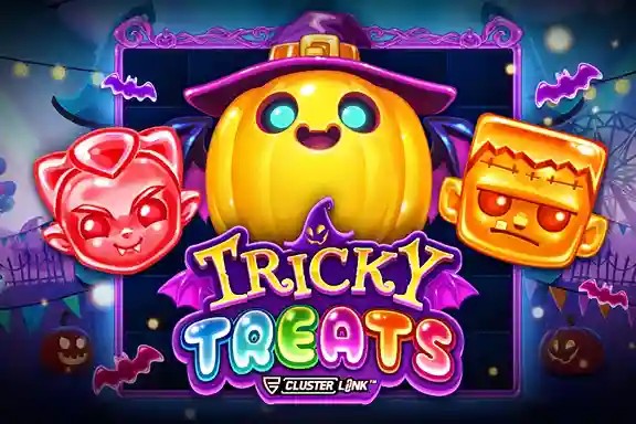Slots logo of Tricky Treats from Push Gaming at Harry Casino