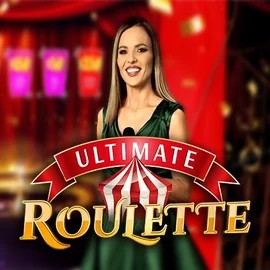 Ultimate Roulette slot logo by Ezugi at Harry Casino